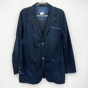 Blue Willi’s Denim Jacket Size Large